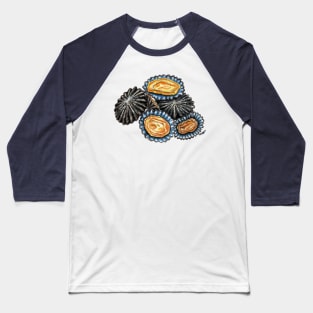 Patella Spanish lapas Shells Sea food Baseball T-Shirt